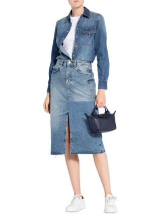 Longchamp Le Pliage Cuir Mini Handtasche Damen, Blau