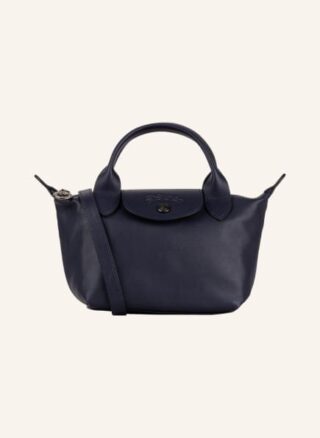 Longchamp Le Pliage Cuir Mini Handtasche Damen, Blau