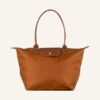 Longchamp Le Pliage L Shopper Damen, Braun