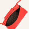 Longchamp Pliage Cuir Umhängetasche Damen, Rot