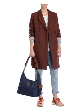 Longchamp Pliage Hobo-Bag Damen, Blau