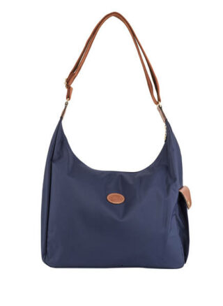 Longchamp Pliage Hobo-Bag Damen, Blau