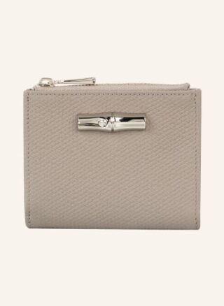 Longchamp Roseau Geldbörse Damen, Grau