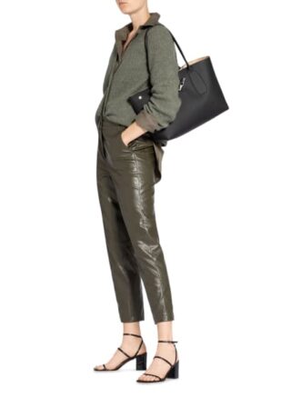 Longchamp Roseau Schultertasche Damen, Schwarz