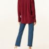 Lovjoi Fasalt Bluse Damen, Rot
