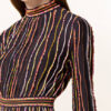 M Missoni Kleid in A-Linie Damen, Braun