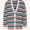 M Missoni Strickjacke Damen, Blau