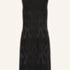 M Missoni Strickkleid Damen, Schwarz