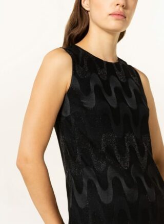 M Missoni Strickkleid Damen, Schwarz