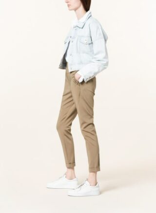 MAC DAYDREAM Move Up 7/8-Jogginghose Damen, Beige