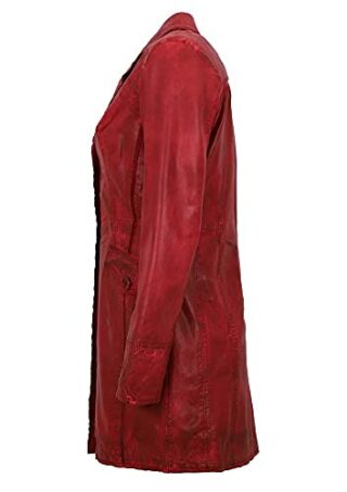 MADDOX Ledermantel Damen, Rot