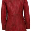 MADDOX Ledermantel Damen, Rot