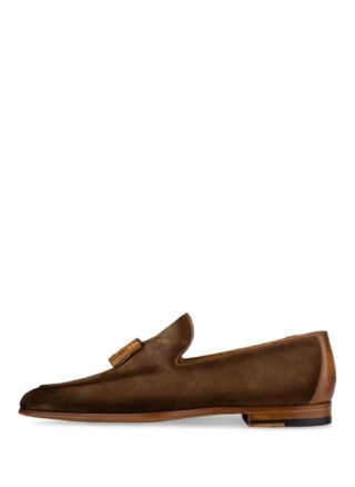 MAGNANNI Torba Slipper Herren, Braun
