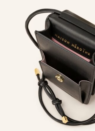 MAISON HÉROÏNE Romy Umhängetasche Damen, Schwarz