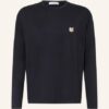 MAISON KITSUNÉ Longsleeve Herren, Schwarz