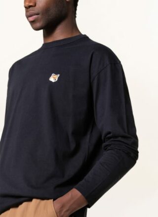 MAISON KITSUNÉ Longsleeve Herren, Schwarz