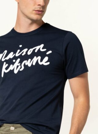 MAISON KITSUNÉ T-Shirt Herren, Blau
