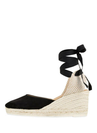 MANEBÍ Wedges Pumps Damen, Schwarz