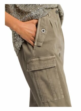 MARC AUREL Cargohose Damen, Grau
