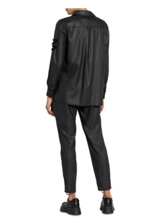 MARC AUREL Hemdbluse Damen, Schwarz