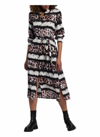 MARC AUREL Hemdblusenkleid Damen, Schwarz