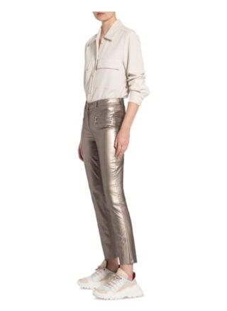 MARC AUREL Lederhose Damen, Beige