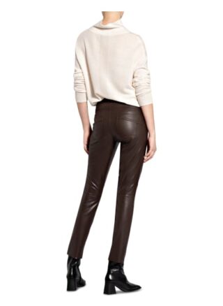 MARC AUREL Lederhose Damen, Braun