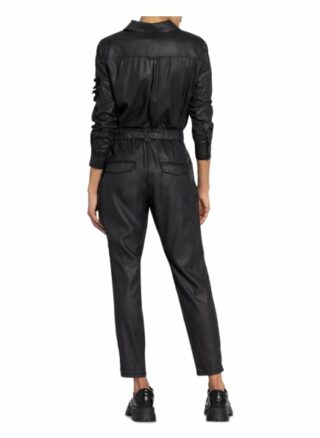 MARC AUREL Lederhose Damen, Schwarz