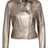 MARC AUREL Lederjacke Damen, Beige