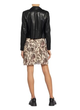 MARC AUREL Lederjacke Damen, Schwarz