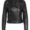 MARC AUREL Lederjacke Damen, Schwarz