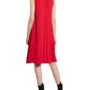 MARC AUREL Plisseekleid Damen, Rot