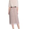 MARC AUREL Plisseerock Damen, Beige