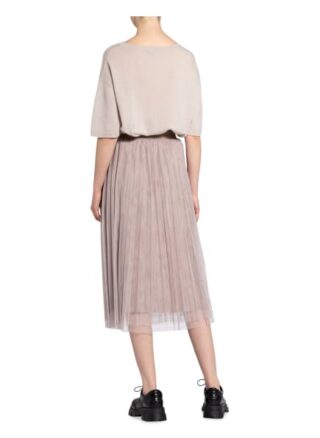 MARC AUREL Plisseerock Damen, Beige