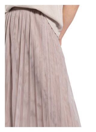 MARC AUREL Plisseerock Damen, Beige