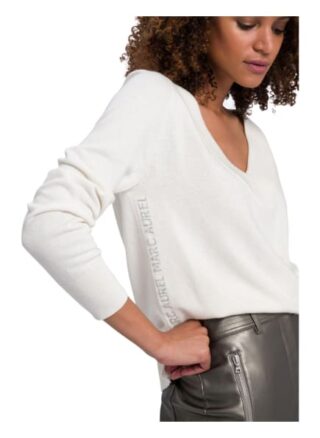 MARC AUREL Pullover Damen, Weiß