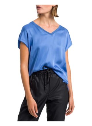 MARC AUREL Satinshirt Damen, Blau