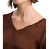 MARC AUREL Satinshirt Damen, Braun