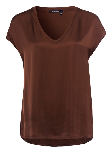 MARC AUREL Satinshirt Damen, Braun MARC AUREL Satinshirt Damen, Braun