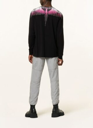 MARCELO BURLON Wings Longsleeve Herren, Schwarz