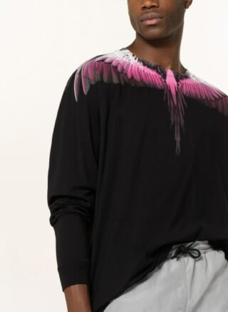 MARCELO BURLON Wings Longsleeve Herren, Schwarz