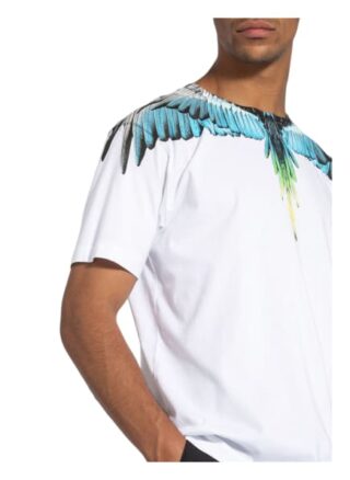 MARCELO BURLON Wings T-Shirt Herren, Weiß
