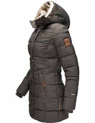 MARIKOO Steppmantel Damen, Grün