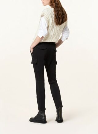 MASON'S Cargohose Damen, Schwarz