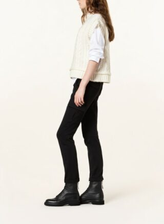 MASON'S Cargohose Damen, Schwarz