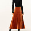 MAX & Co. Baule Plisseerock Damen, Orange