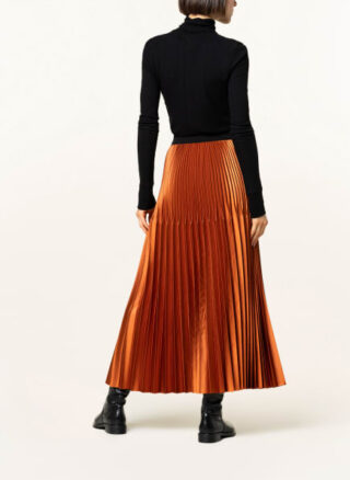 MAX & Co. Baule Plisseerock Damen, Orange