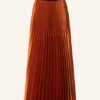 MAX & Co. Baule Plisseerock Damen, Orange