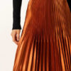 MAX & Co. Baule Plisseerock Damen, Orange