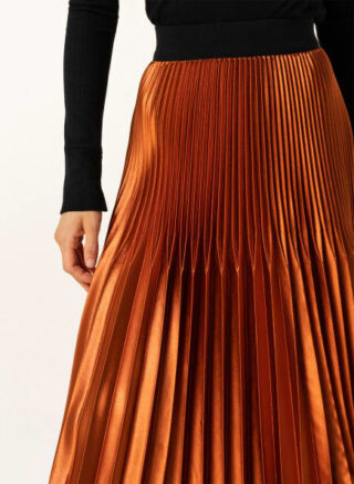 MAX & Co. Baule Plisseerock Damen, Orange